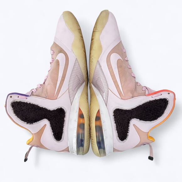 Nike LeBron 9 King of LA Basketball Shoes Regal Pink Mens Size 10.5 Mid High Top - Picture 4 of 10